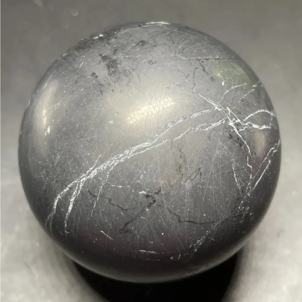 Shungite sphere for EMF protection - Picture 6 of 7